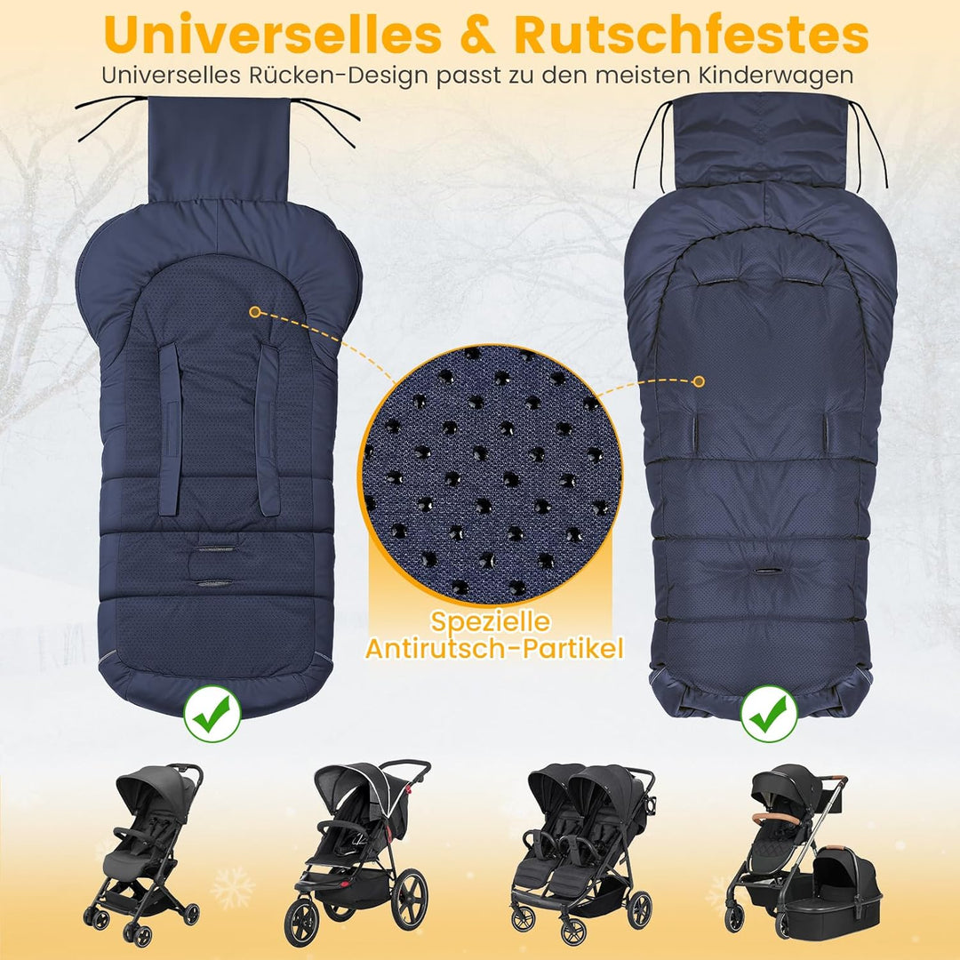 Orzbow Fusssack für Kinderwagen Buggy,Baby Fusssack Schlafsack,Babyfusssack für Babyschale,Winterfus