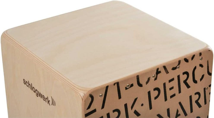 Schlagwerk CP404 Natur Cajon + keepdrum Sitzpad Rot