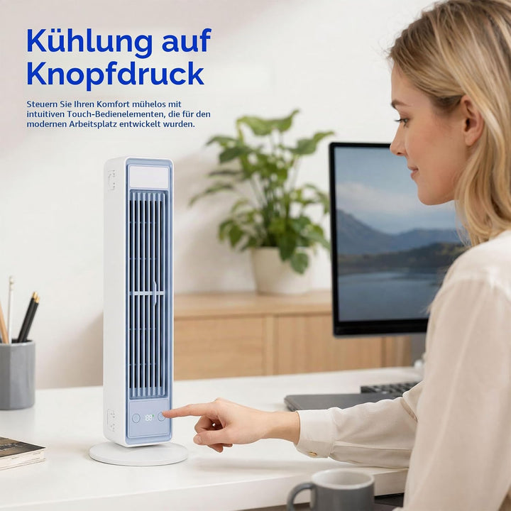 BreezaMax Air Kühlkönig, Airzuma Portable, Polar Breeze–BreezaMax Mini Cooling Ace, Leise &amp; Energiee