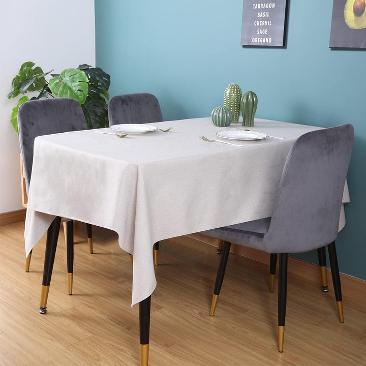 WAITER TREE Tischdecke Leinen Tischdecke Lotuseffekt Tischtuch Abwaschbar Tischdecke Eckig Tischwäsc