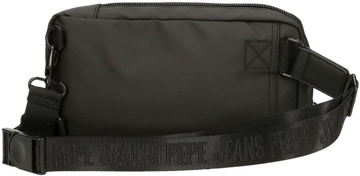 Pepe Jeans Hoxton Umhängetaschen und Kulturbeutel, Schwarz und Blau, Polyester PU, verschiedene Grös