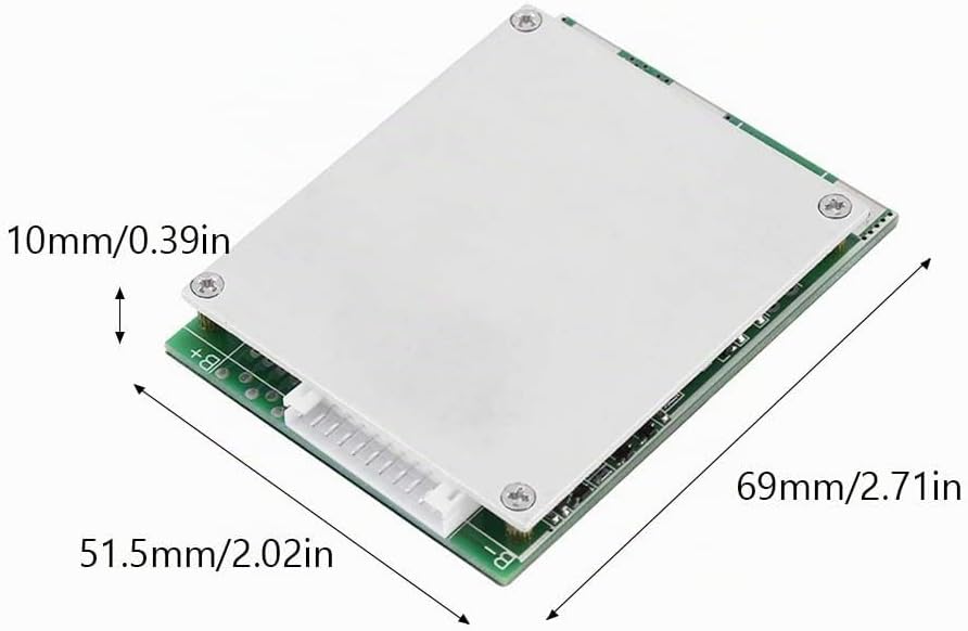 BMS PCB Batterie Schutzbrett mit Ausgleichfunktion, BMS 10S 36V 35A Lithium Battery Charger Überladu