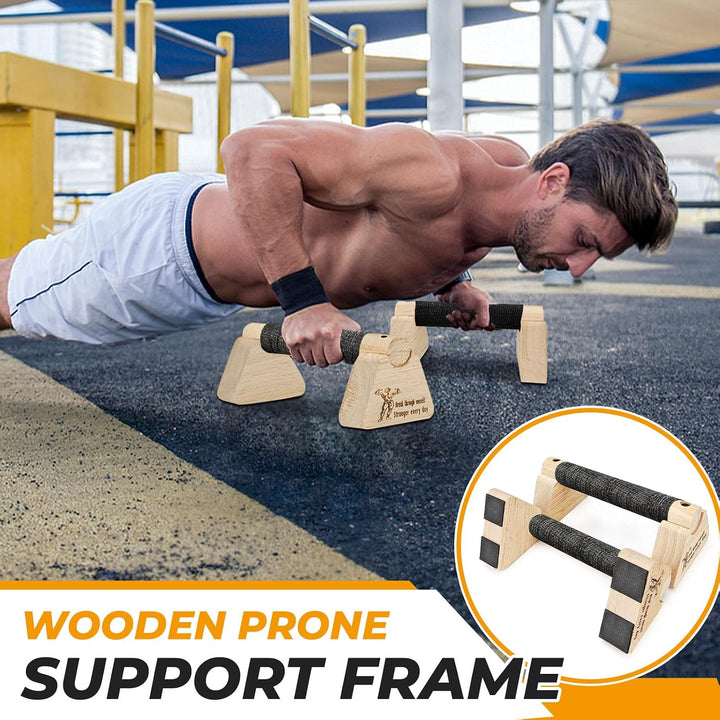 Parallettes Push Up Bars Holz, Push Up Bars für Handstand Training, Mini Griff Pumpen für Männer Bro