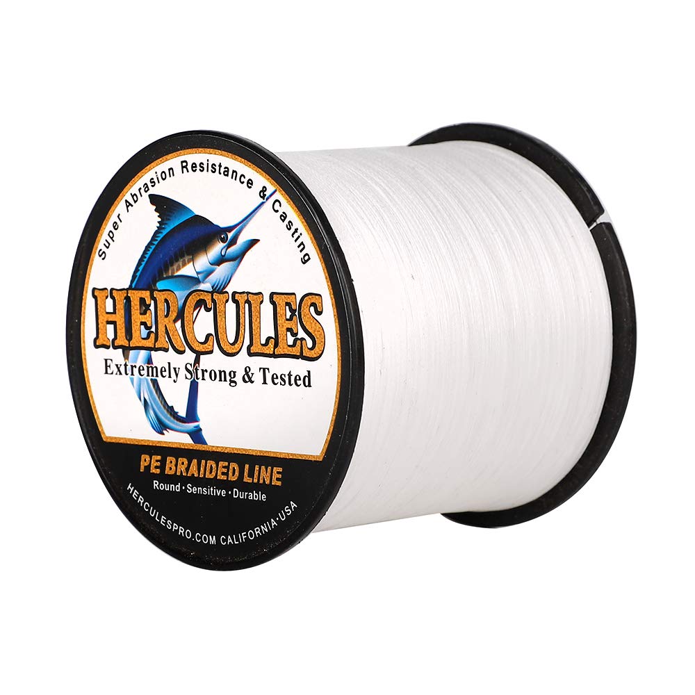 HERCULES Super Cast 100m - 2000m Yards Geflochtene Angelschnur 10lb - 300lb Test für Salzwasser Süss