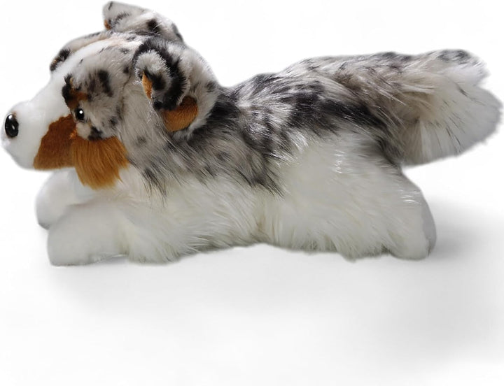 Carl Dick Australischer Schäferhund liegend, Hund, Plüschtier, Kuscheltier ca. 30cm 3477 Ash - Grau-