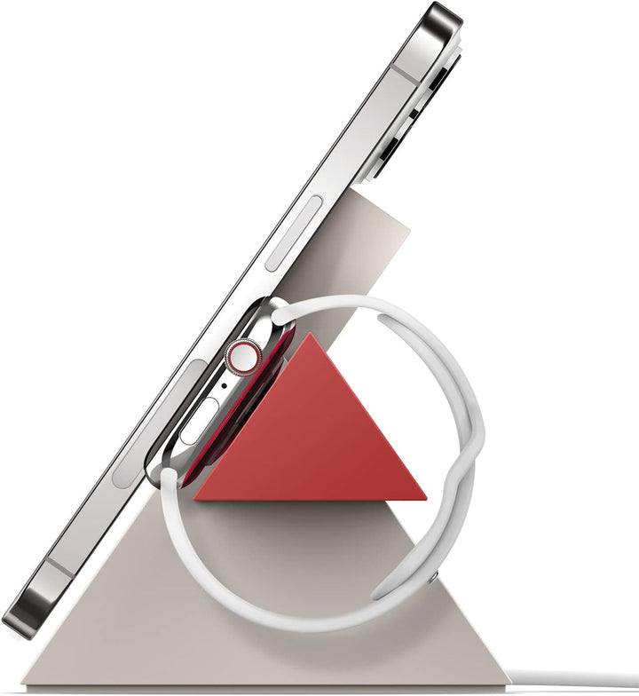 elago MS5 Duo Ladestation Kompatibel mit MagSafe Ladegerät,Kompatibel mit iPhone 15, 14, 13, 12 Seri