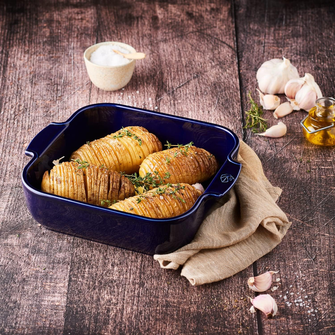 Peugeot 60077 Appolia Auflaufform, Keramik, 4999 milliliters, Blau, 32cm Blau 32cm, Blau 32cm