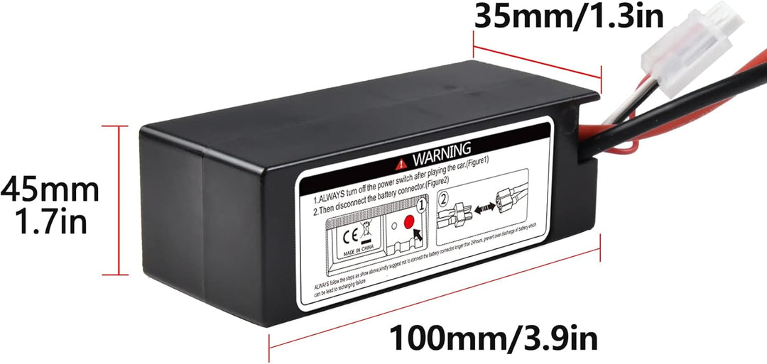 Hosim 7.4V LiPo Batterie 5000mAh Ersatzakku Zubehörd für ferngesteuertes Auto 9125 S920 9206E 9200E
