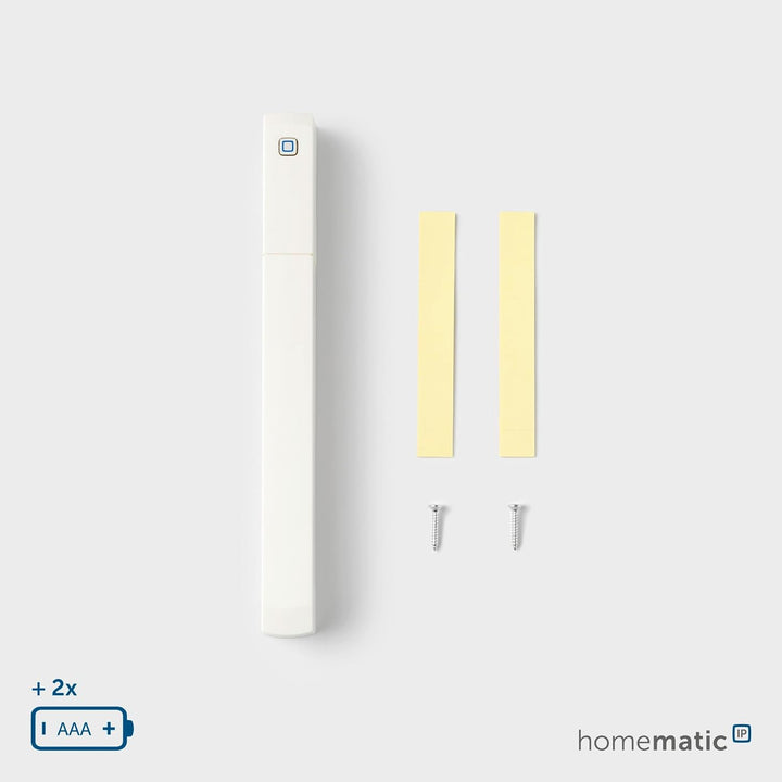 Homematic IP Smart Home Fenster- und Türkontakt – optisch, Plus, digitaler Sensor zum effizienten He