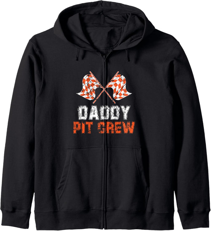 Motorsport Vater Rennfahrer Dad Eltern Papa Pit Crew Kapuzenjacke