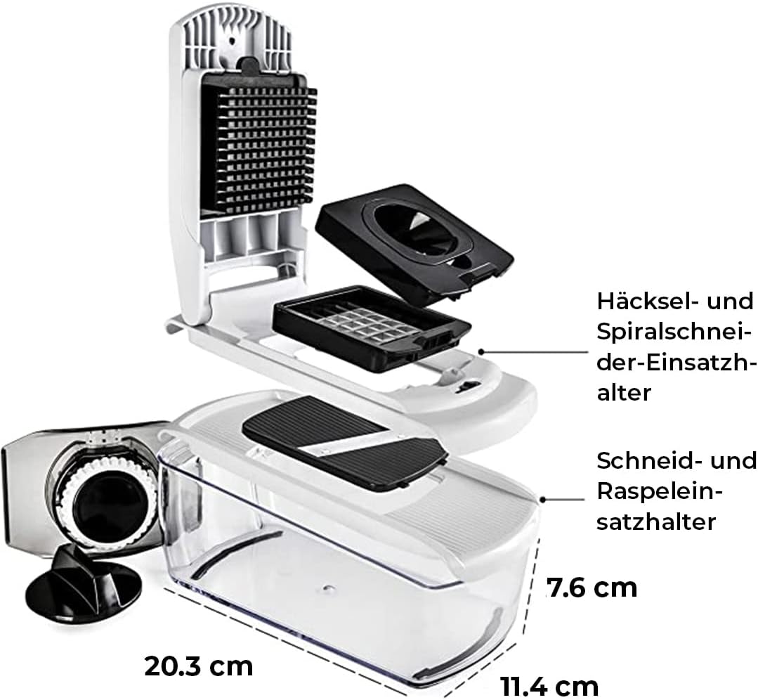 Gemüseschneider Mandoline Gemüsehobel - Gemüse Schneider Gurkenhobel Zwiebelschneider Kartoffelschne