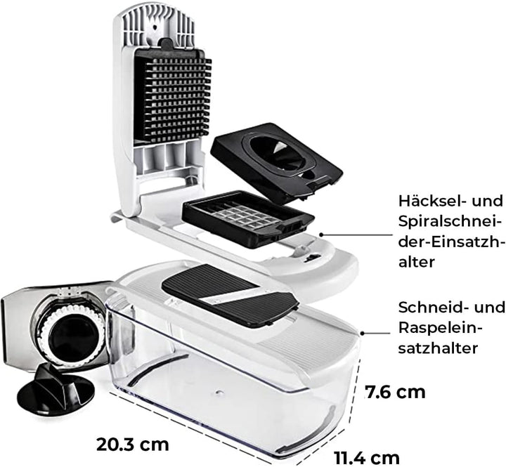 Gemüseschneider Mandoline Gemüsehobel - Gemüse Schneider Gurkenhobel Zwiebelschneider Kartoffelschne