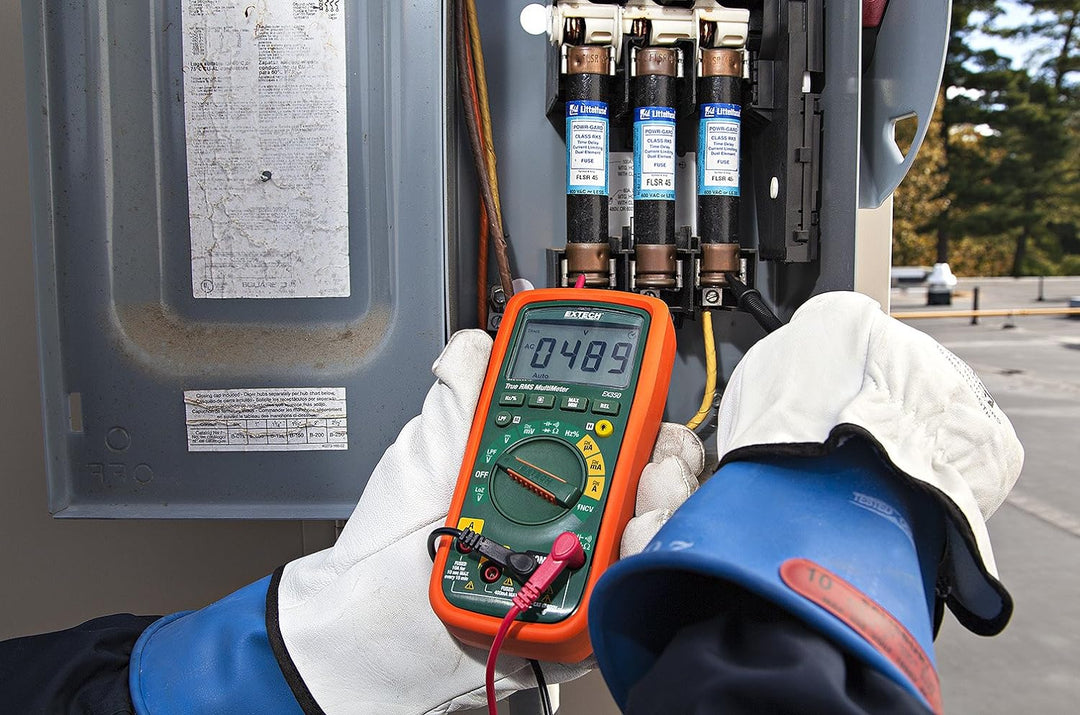 Extech EX350 Professionelles Multimeter mit TRMS und NCV-Detektor
