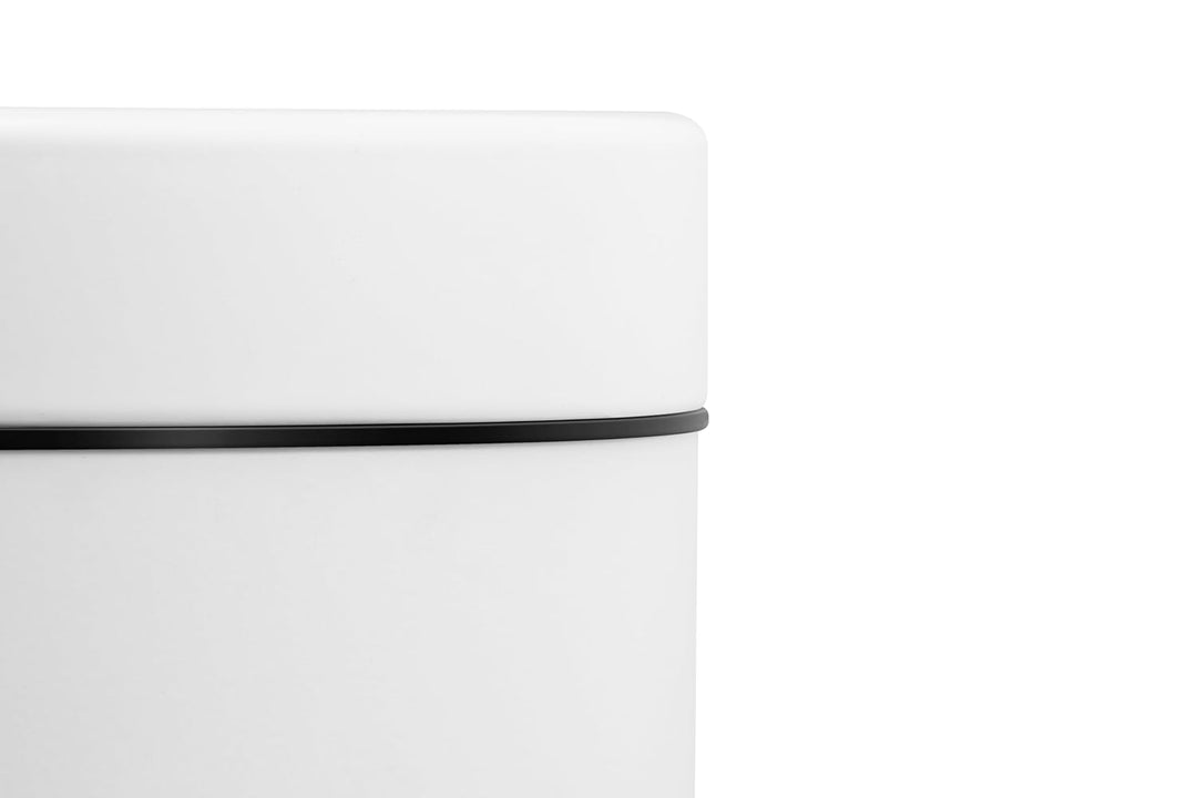 Mülleimer - Edelstahl Mini Badezimmer Mülleimer mit Absenkmechanismus, Leise WC Hygiene Mülleimer mi