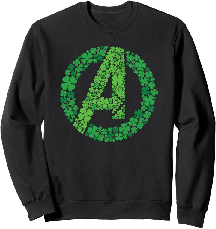 Marvel Avengers St. Patrick's Day Shamrock Logo Sweatshirt