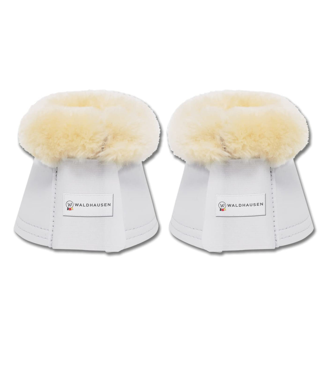 WALDHAUSEN Lammfell Hufglocke, Paar X-Large Weiss, X-Large Weiss
