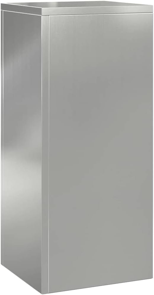 vidaXL Pflanzenständer 3 pcs Silber Verzinkter Stahl, Moderner Metallständer, robuster Pflanzenhalte