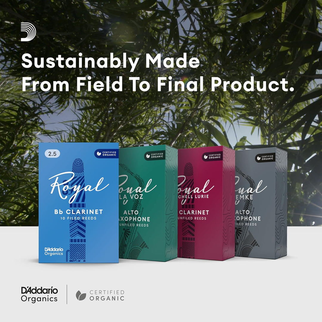 Royal by D'Addario Blätter für Altsaxophon, Nr. 1,5, 25 Stück Strength 1.5 25 Stück Single, Strength