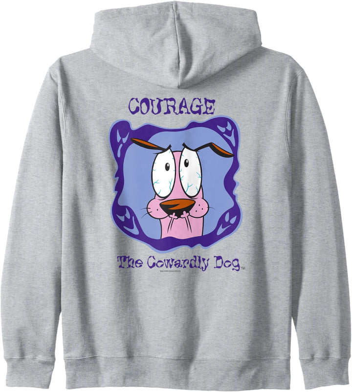 Courage the Cowardly Dog Courage The Cowardly Dog Kapuzenjacke