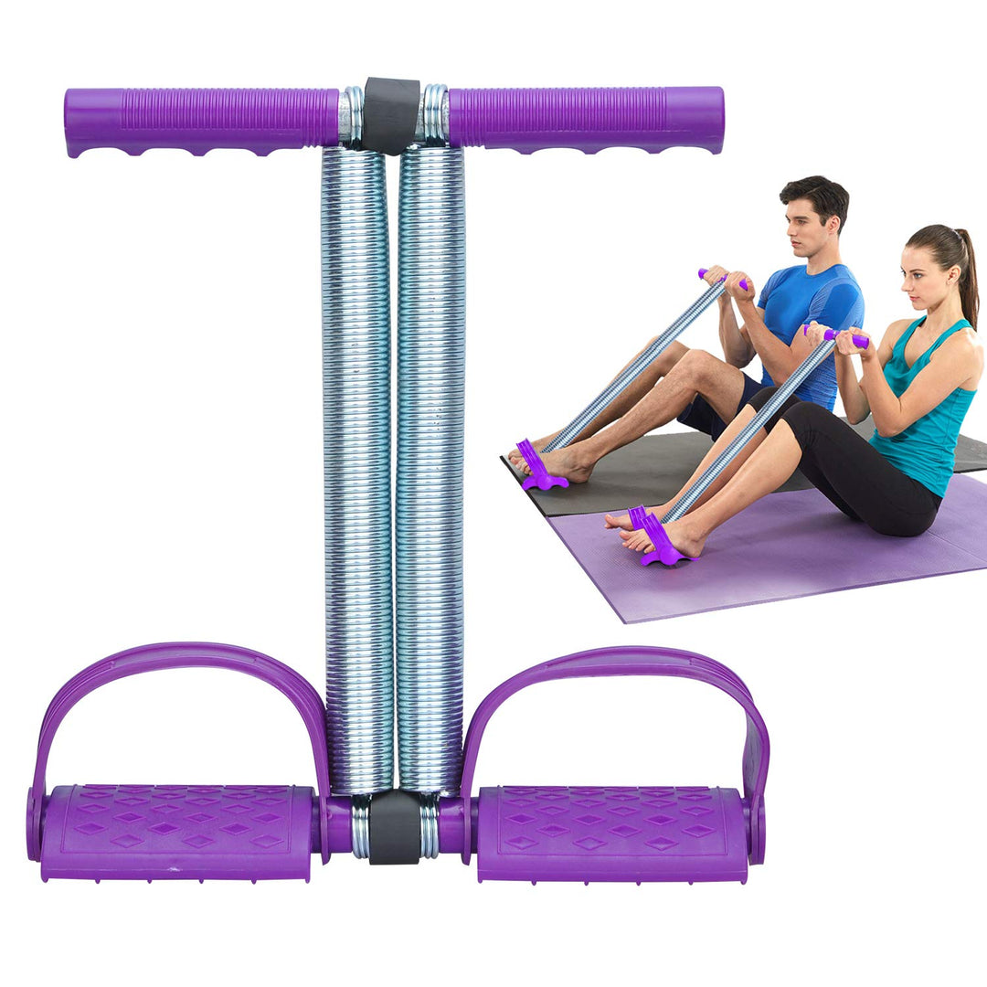 COVVY Multifunktionale Sportgerät Pedal Bodybuilding Expander Feder Schlauch Fusspeda Zugseil Fitnes