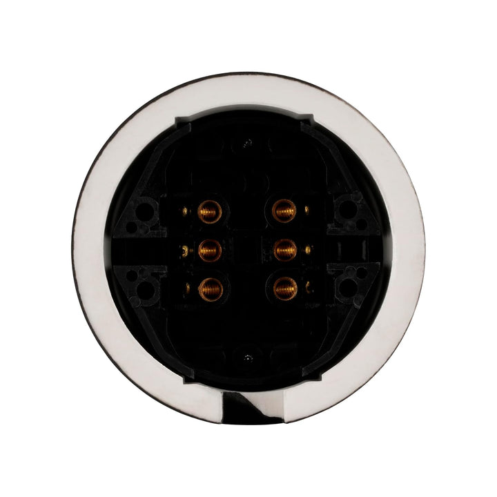 Aufputz Porzellan Retro Doppelschalter, Serienwechselschalter, All-in-One, Serie QR1 schwarz