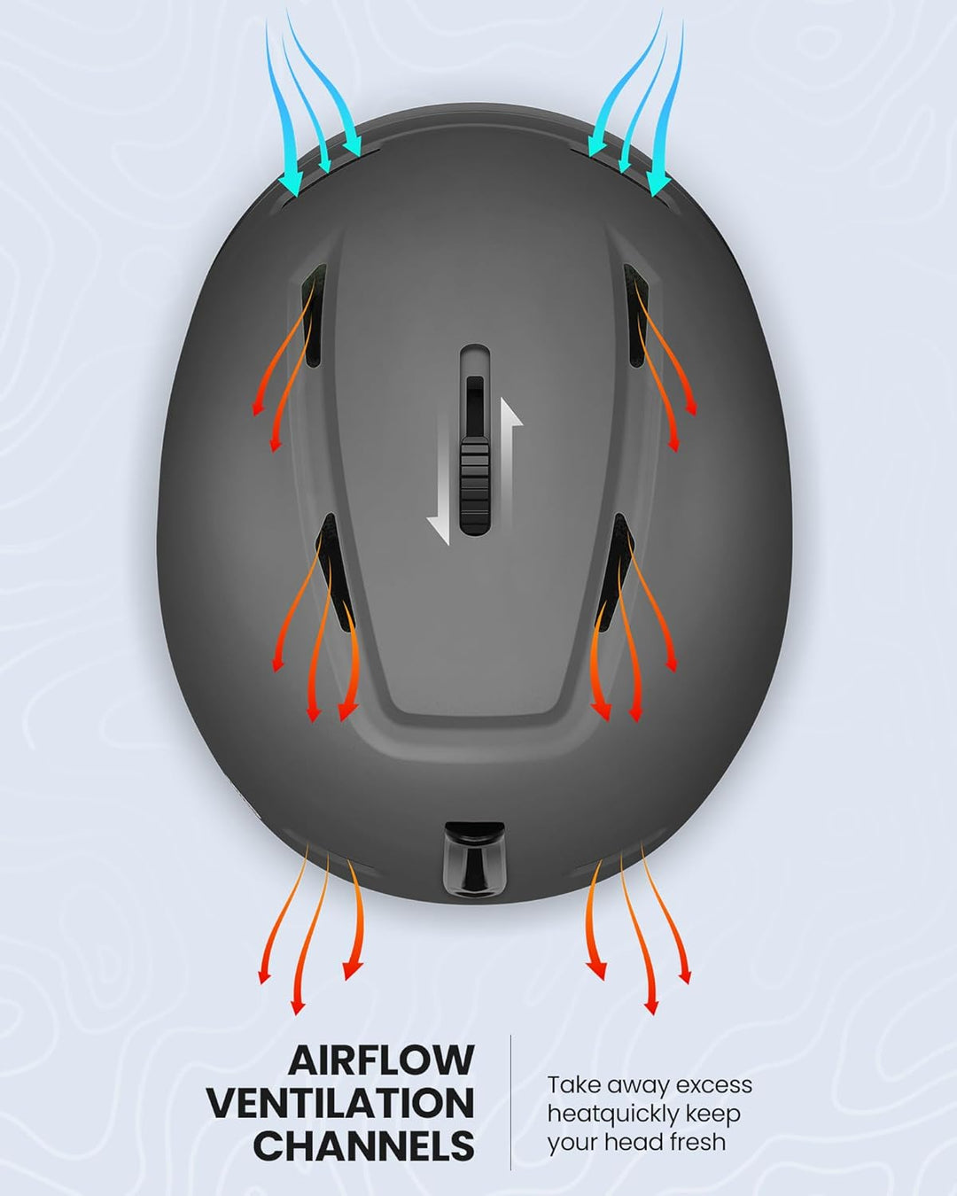OutdoorMaster MIPS Skihelm, Snowboardhelm für Herren und Damen, Snowboard Helm mit Ventilationssyste