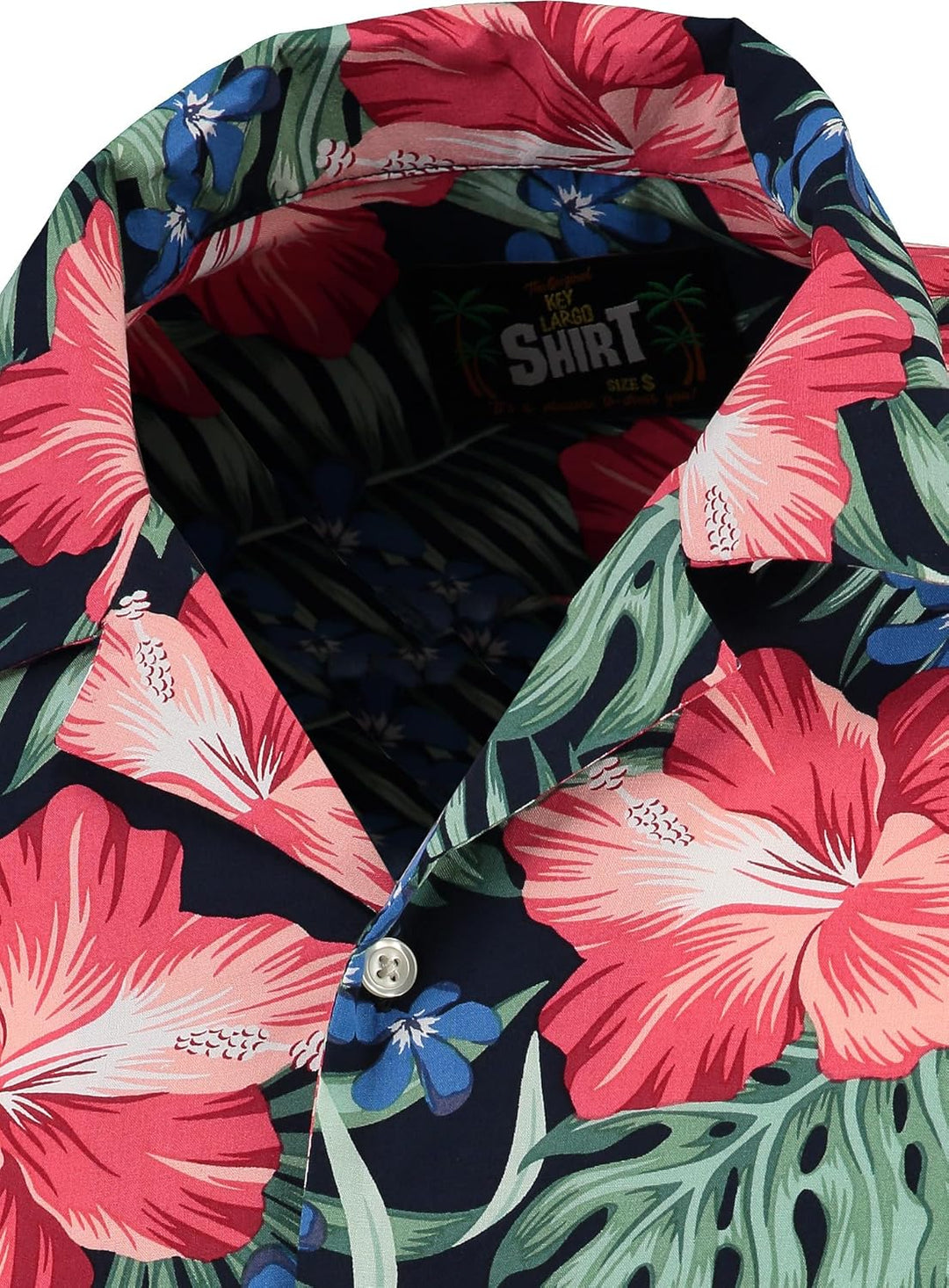 KEY LARGO Herren MSH Curacao Shortsleeve Hemden L Navy (1200), L Navy (1200)