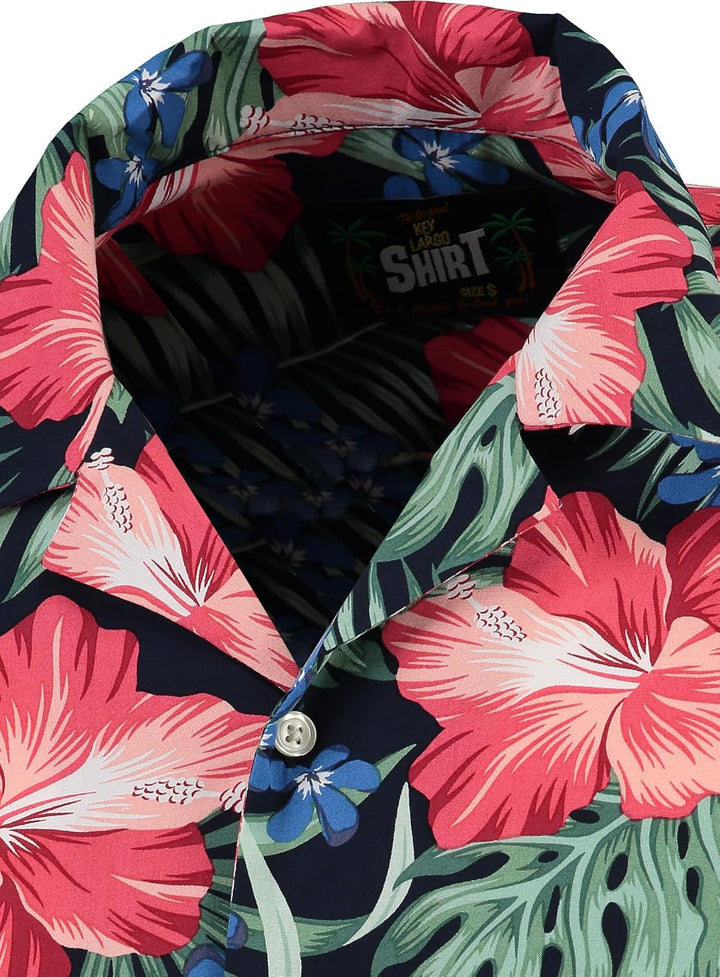 KEY LARGO Herren MSH Curacao Shortsleeve Hemden L Navy (1200), L Navy (1200)