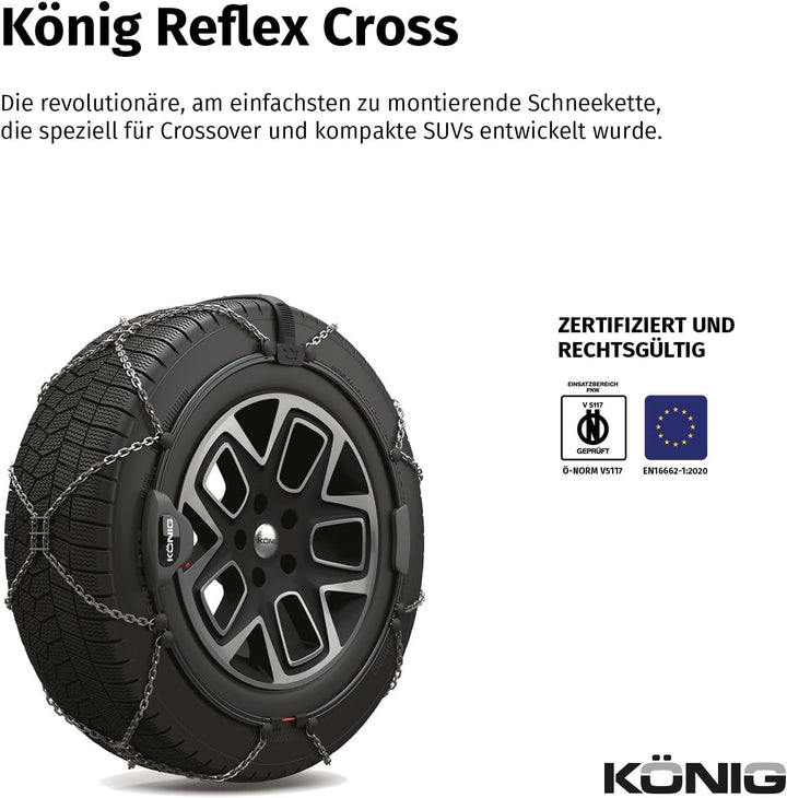KÖNIG Reflex Cross 249 - Schneeketten, 249
