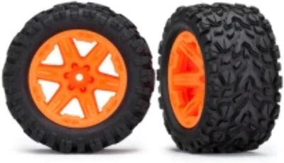 TRAXXAS 6773A Reifen Talon auf Kreisen orange Hex 12mm