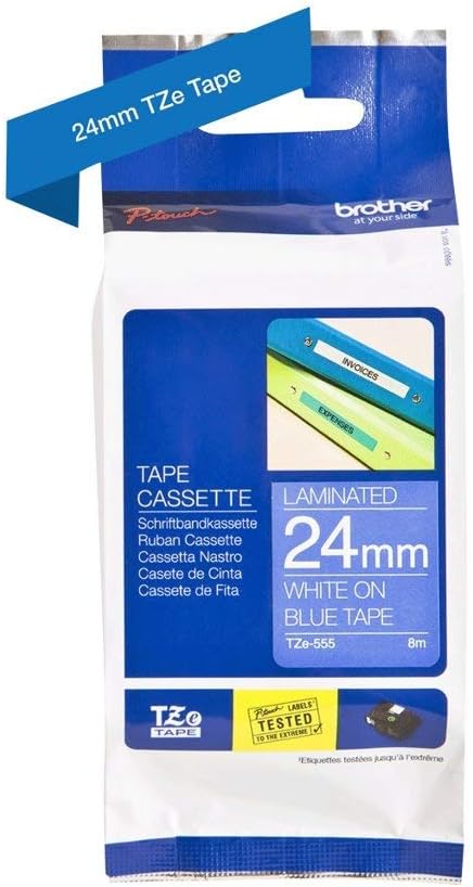Brother Original P-touch Schriftband TZe-555 (kompatibel mit Brother P-touch P700,- 2430, -D600, -97
