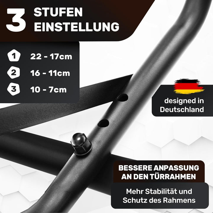 [NEU] Klimmzugstange Türrahmen [Klimmzugstange ohne Schrauben] Fitness Stange Pull Klimmzugstange Tü
