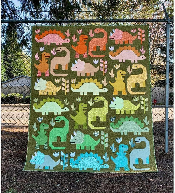 Elizabeth Hartman EH058 Dinosaur Quilt Muster 1, 1