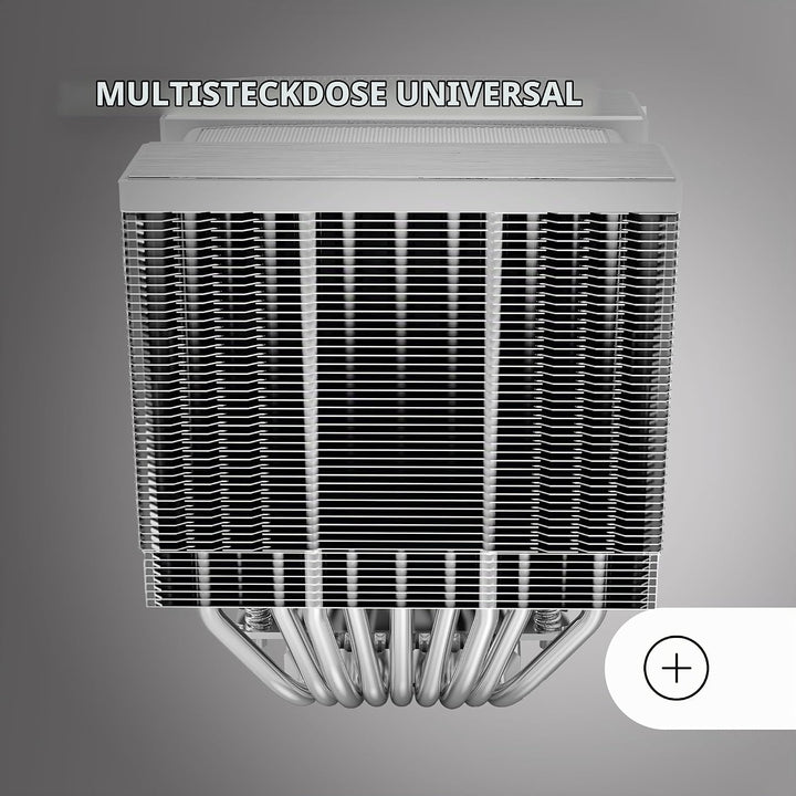 Mars Gaming MCPU-XU9, CPU-Kühler Doppelturm, TDP 400W, 2x Hybridflügel-Lüfter und Hyperbalanciertes