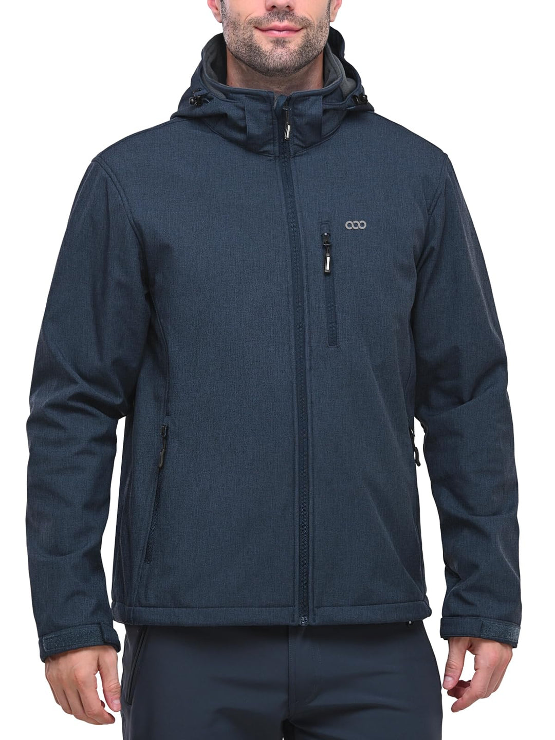 33,000ft Softshelljacke für Herren Wasserdicht Winterjacke Winddicht Warme Fleece Gefüttert Windbrea