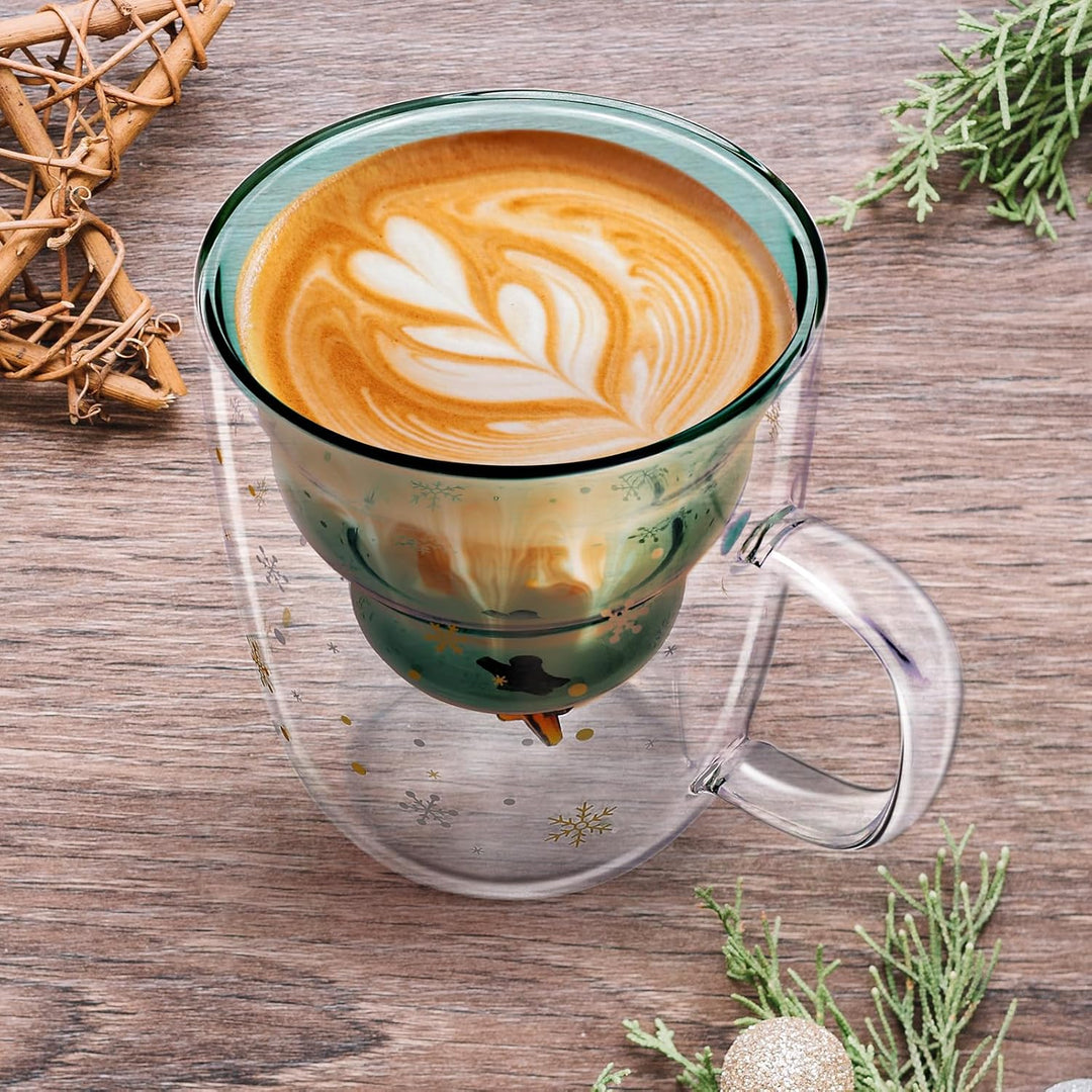 Arawat Weihnachtstasse Nikolausgeschenke Weihnachten Geschenk Nikolaus Tasse 2 Set Kleine Weihnachts
