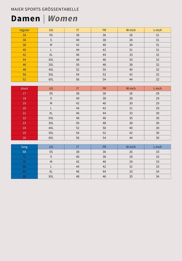 Maier Sports Damen Outdoorhose Lulaka, funktionale Wanderhose, atmungsaktive Trekking-Hose mit Rollu