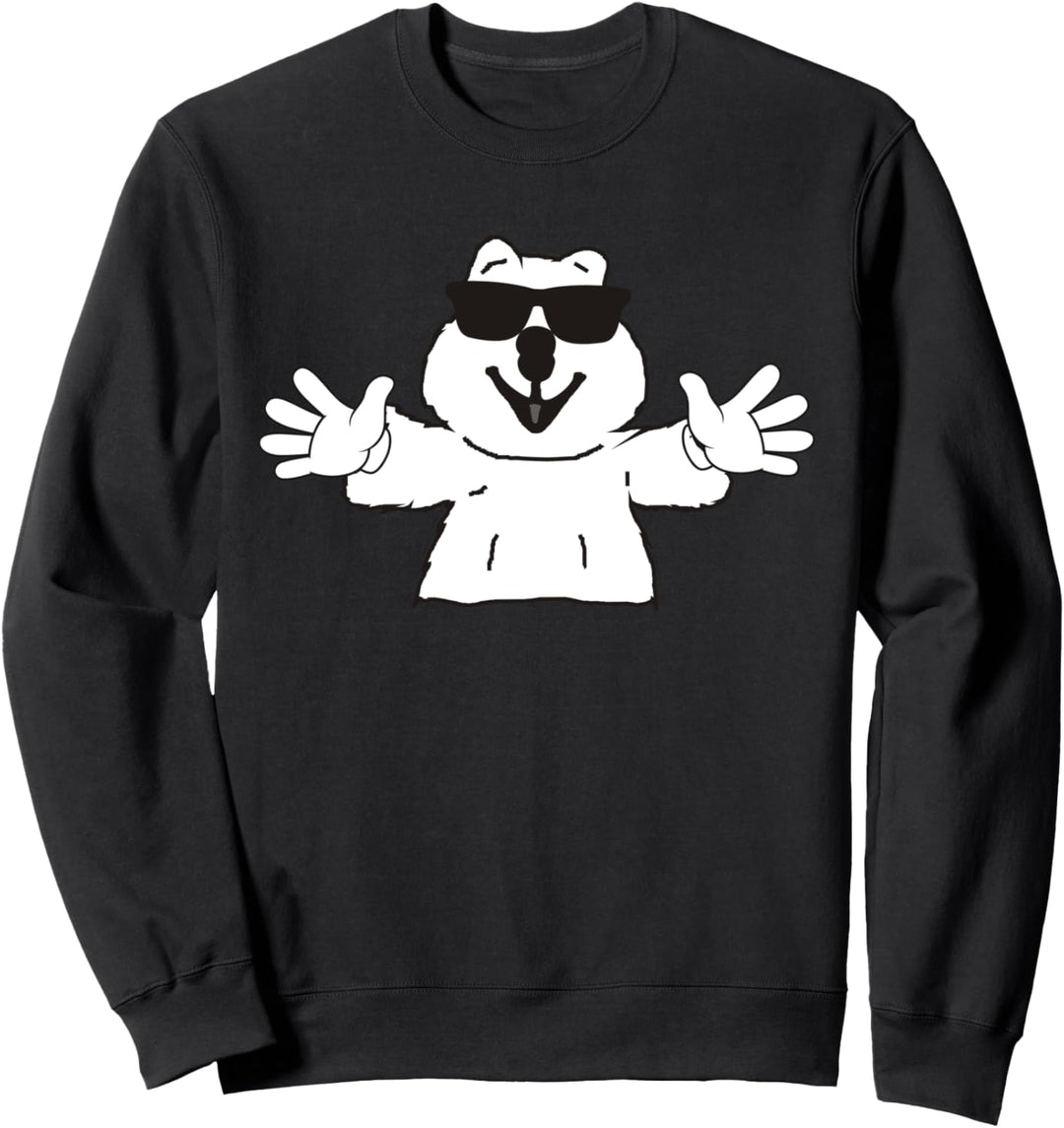 Quokka Australien Fotograf Umarmung Geschenk Sweatshirt