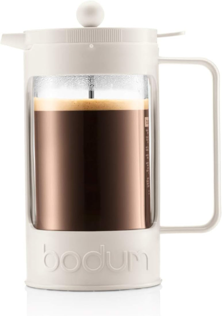 Bodum BEAN Kaffeebereiter für 8 Tassen (Press Filter System, Isoliert, Auslaufschutz, 1,0 liters) cr