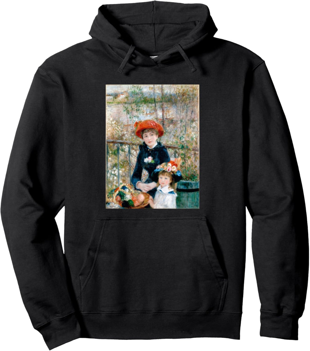 Pierre-Auguste Renoir's Two Sisters (Auf der Terrasse) Pullover Hoodie