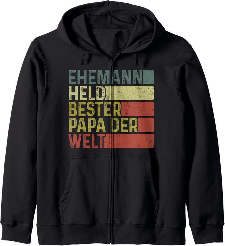 Ehemann Held bester Papa der Welt Kapuzenjacke