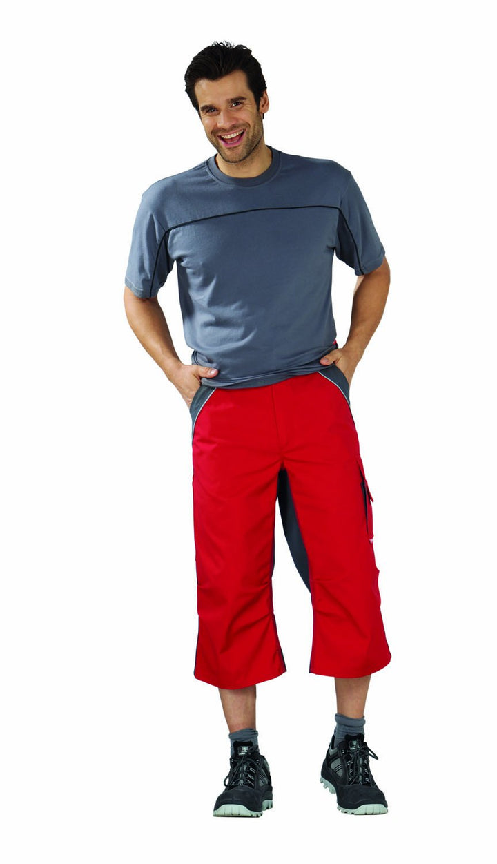 Planam Herren Plaline 3/4-hose 3/4 Hose Plaline Grösse 4XL in Schiefer/schwarz (1er Pack) L Rot/Schi