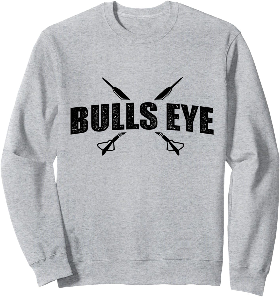 Bulls Eye - Coole Dartspieler-Motivpfeile Sweatshirt