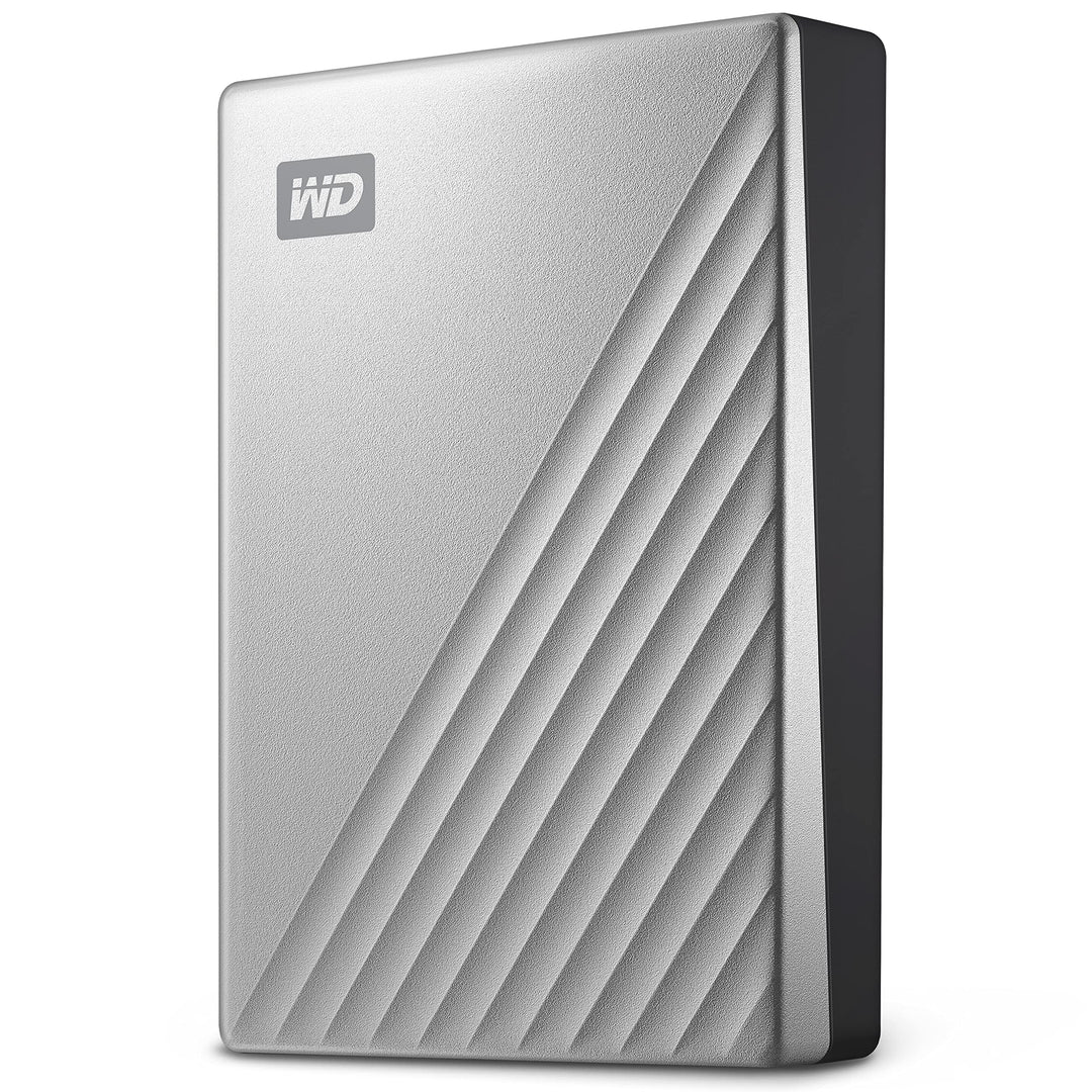 WD My Passport Ultra externe Festplatte 4 TB (mobiler Speicher, Metallgehäuse, herunterladbare Softw