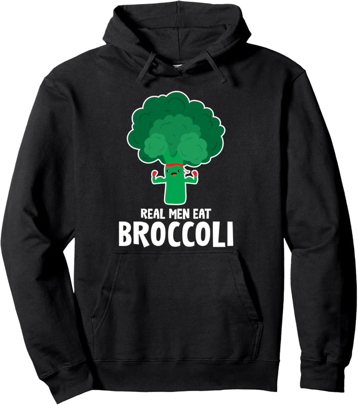 Männer Brokkoli Gemüse Vegetarier Essen Hoodie Pullover Hoodie
