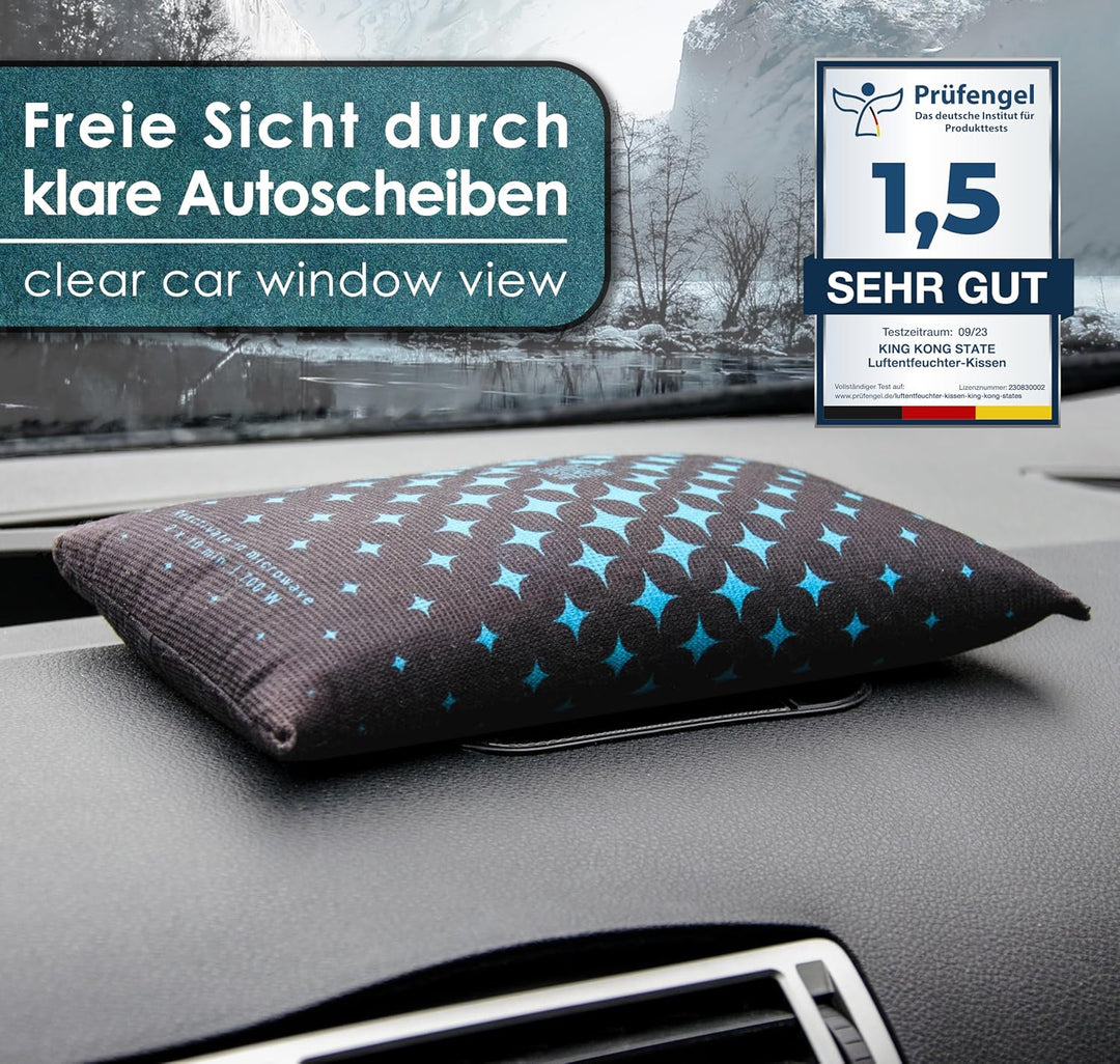 King Kong State Luftentfeuchter für Autos - Entfeuchter-Kissen 1 kg für beschlagene Autoscheiben - m