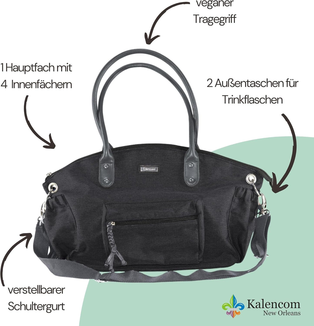 Kalencom Handtasche Umhängetasche stilvolle Baby Wickeltasche mit Wickelauflage, Aufbewahrungsbeutel