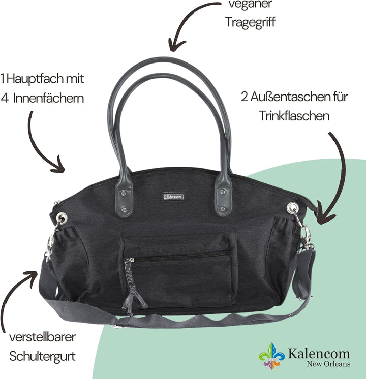 Kalencom Handtasche Umhängetasche stilvolle Baby Wickeltasche mit Wickelauflage, Aufbewahrungsbeutel