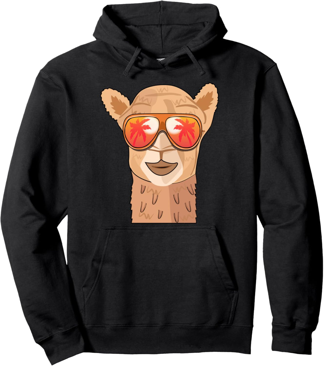 Kamel Sonnenbrille Sommer Strand Pool Party Kamel Pullover Hoodie