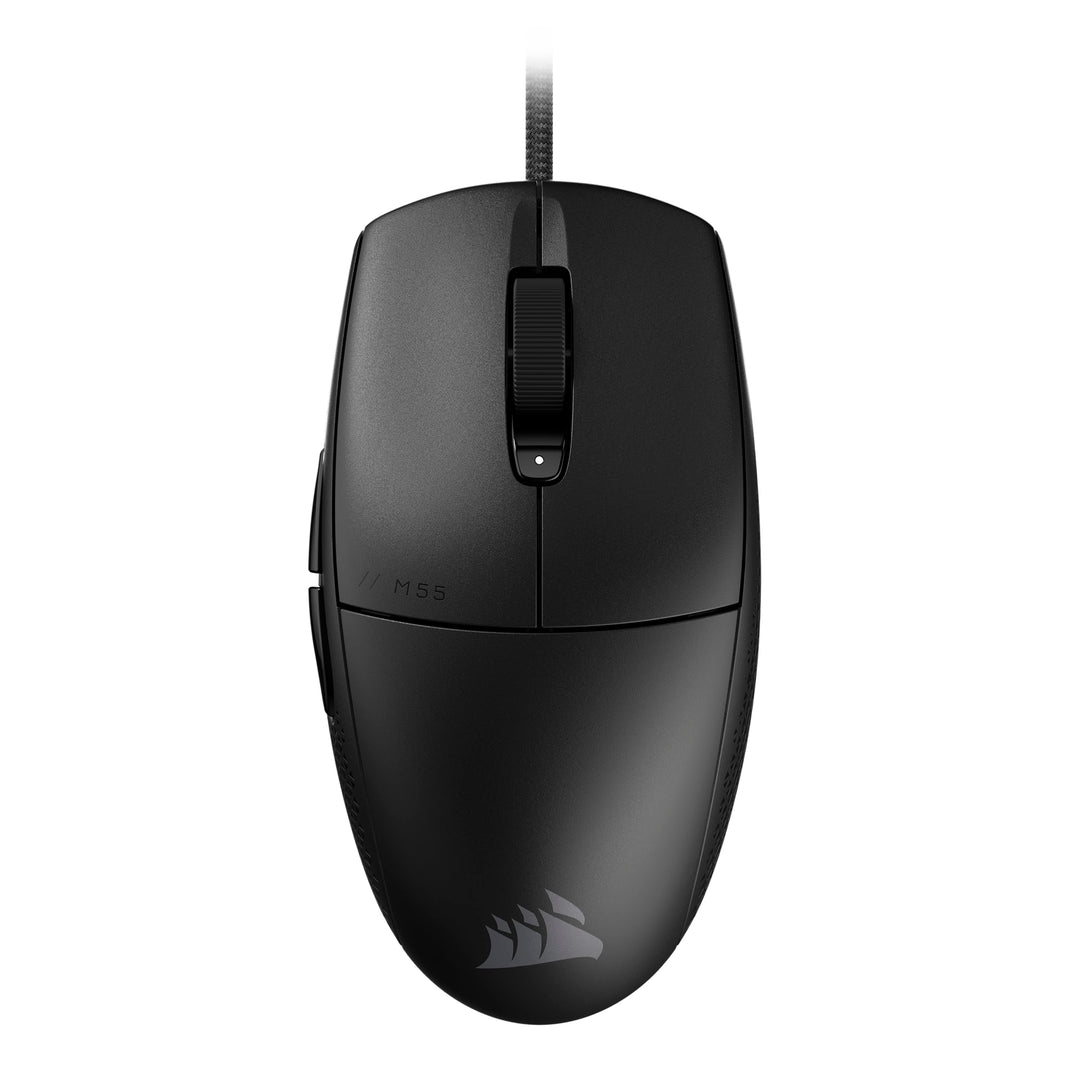 Corsair M55 Leichte FPS-Gaming-Maus mit Kabel – 16.000 DPI – Sechs Programmierbare Schaltflächen – T